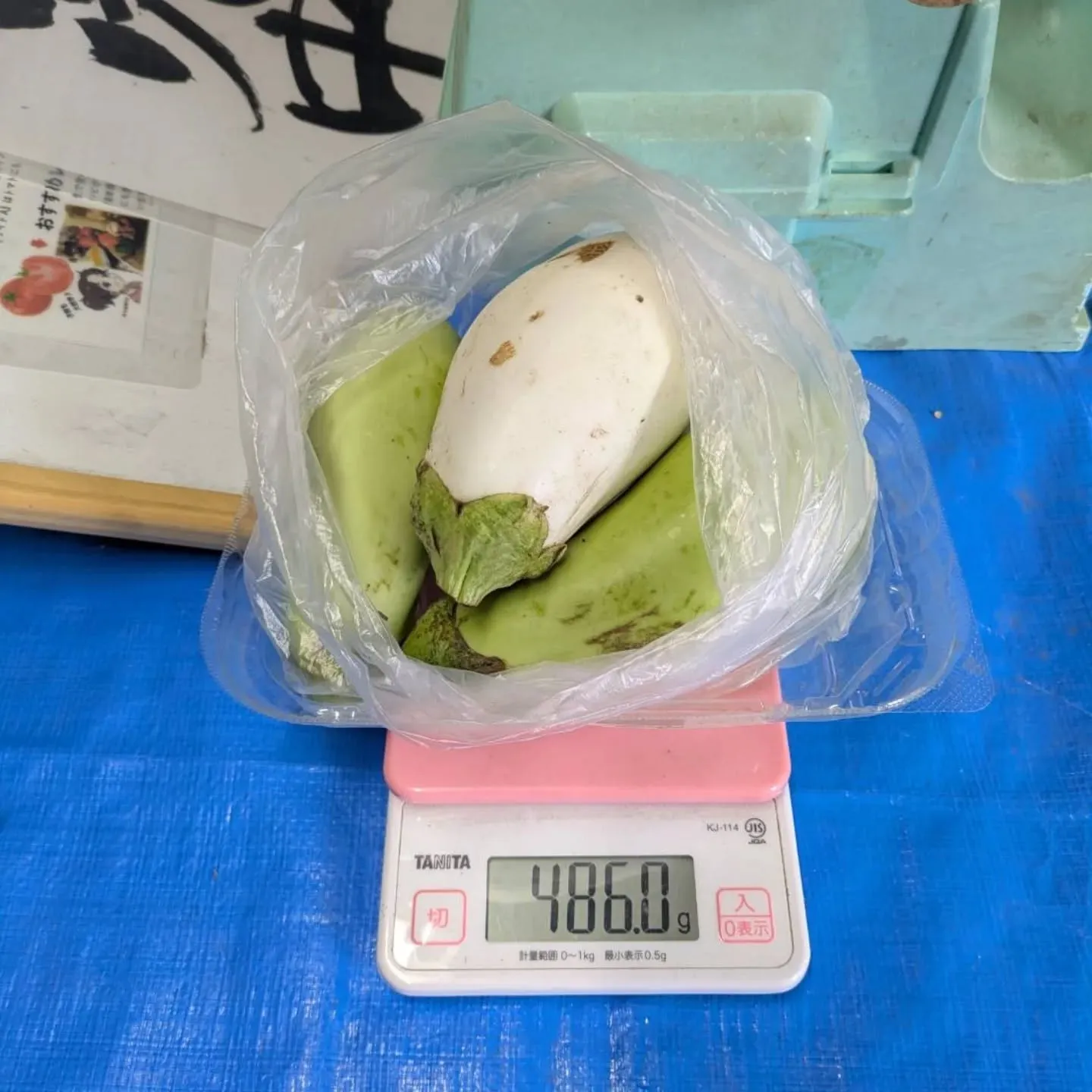 せっかく農家さんが持ち込んで下さったお野菜たち。